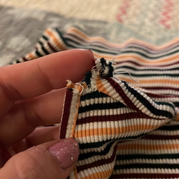 Striped Umgee cropped Jumpsuit… - Picture 4 of 4